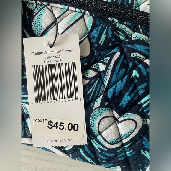 🏖️⚓️NWT Vera Bradley Curling & Flat Iron Cover in Shore Enough⚓️🏖️ - Picture 6 of 8